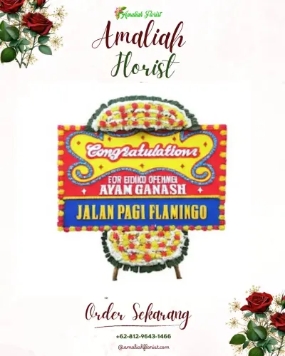 Bunga Papan Congratulation di Tiying Tali